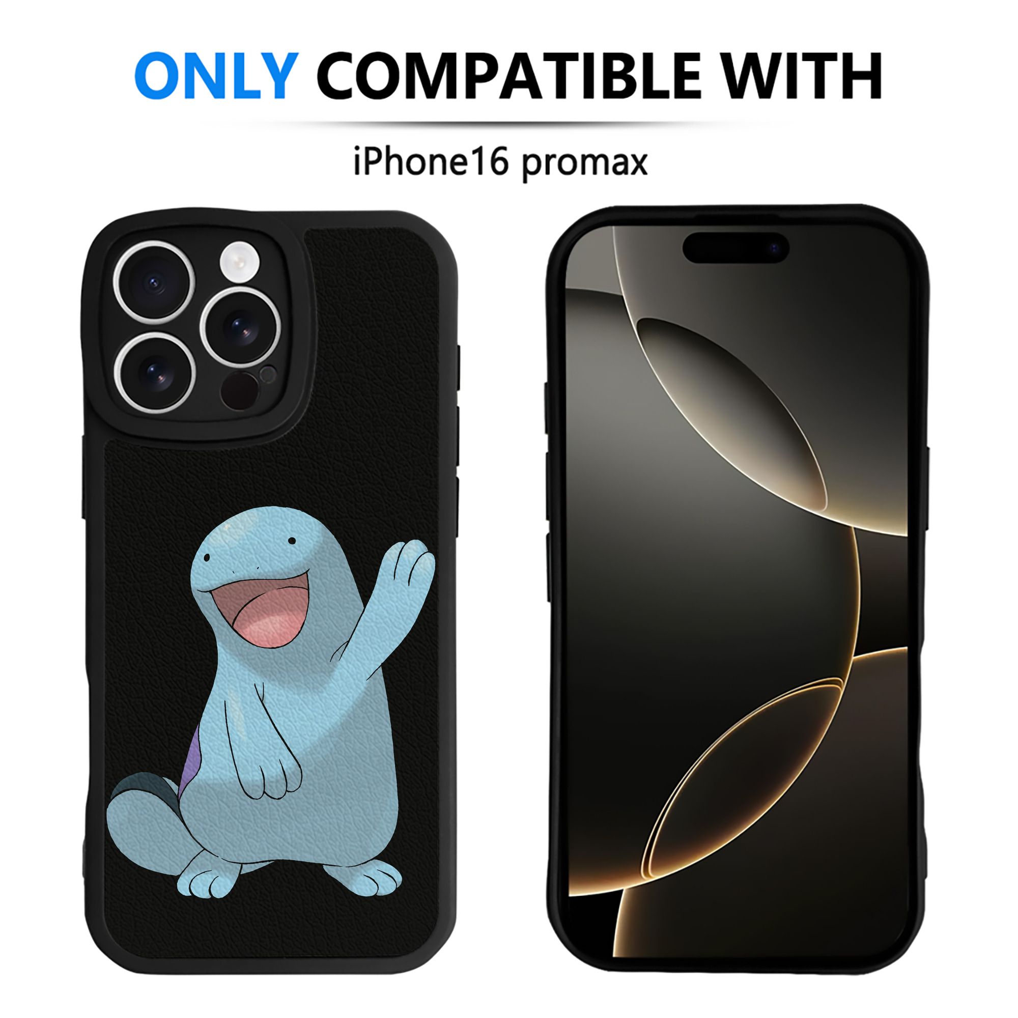 （画像用） ポケットモンスター Pokémon 【iPhone 16シリーズ対応】シリコンスマホケース（レザー調） 材質：シリコン